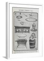 Kitchen Utensils-Isabella Beeton-Framed Giclee Print