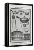 Kitchen Utensils-Isabella Beeton-Framed Stretched Canvas