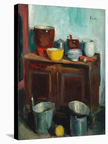 Kitchen Utensils-George Leslie Hunter-Stretched Canvas