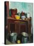 Kitchen Utensils-George Leslie Hunter-Stretched Canvas