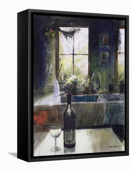 Kitchen Window-John Lidzey-Framed Stretched Canvas