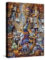 Kitchen Witch 2-Bill Bell-Stretched Canvas