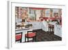 Kitchen with Desk-null-Framed Art Print