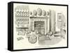 Kitchen, with Double-Oven Range-null-Framed Stretched Canvas