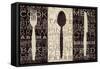 Kitchen Words Trio-Pela Design-Framed Stretched Canvas