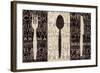 Kitchen Words Trio-Pela Design-Framed Art Print