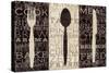 Kitchen Words Trio-Pela Design-Stretched Canvas