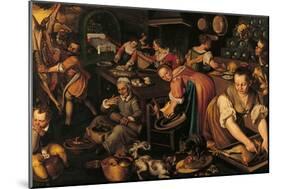 Kitchen-Vincenzo Campi-Mounted Giclee Print