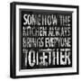 Kitchen-Jace Grey-Framed Art Print