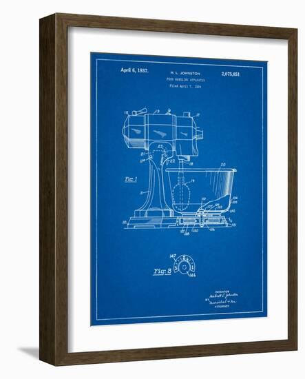 Kitchenaid Kitchen Mixer Patent-Cole Borders-Framed Art Print