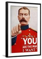 Kitchener Poster Recruitment Poster Featuring Kitchener: "You are the Man I Want"-null-Framed Photographic Print