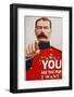 Kitchener Poster Recruitment Poster Featuring Kitchener: "You are the Man I Want"-null-Framed Photographic Print