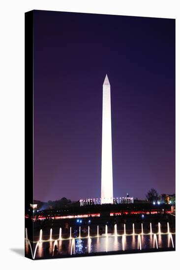 Kite and George Washington Monument.-Songquan Deng-Stretched Canvas