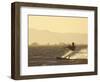 Kite Boarding in the Sacramento River, Sherman Island, Rio Vista, California-Josh Anon-Framed Photographic Print