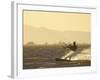 Kite Boarding in the Sacramento River, Sherman Island, Rio Vista, California-Josh Anon-Framed Photographic Print