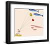 Kite Fish-Fred Peault-Framed Giclee Print