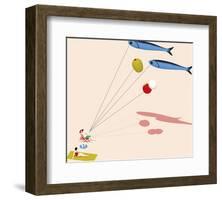 Kite Fish-Fred Peault-Framed Giclee Print