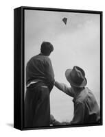 Kite Flying Contest-Sam Shere-Framed Stretched Canvas