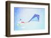 Kite Flying in the Sky. Instagram Effect-soupstock-Framed Photographic Print