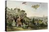 Kite Flying-Thomas Allom-Stretched Canvas