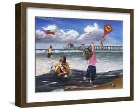Kite Kids-Scott Westmoreland-Framed Art Print