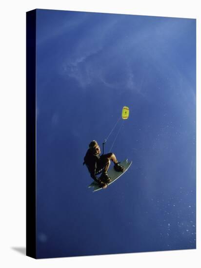 Kite Surfer in Midair-null-Stretched Canvas