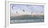 Kite Surfers-Pete Kelly-Framed Giclee Print