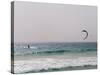 Kite Surfing at Santa Maria on the Island of Sal (Salt), Cape Verde Islands, Africa-R H Productions-Stretched Canvas