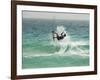 Kite Surfing at Santa Maria on the Island of Sal (Salt), Cape Verde Islands, Atlantic Ocean, Africa-Robert Harding-Framed Photographic Print