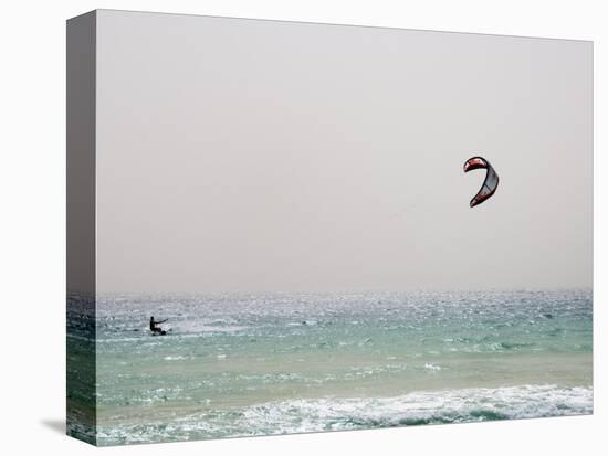 Kite Surfing at Santa Maria on the Island of Sal (Salt), Cape Verde Islands, Atlantic Ocean, Africa-Robert Harding-Stretched Canvas
