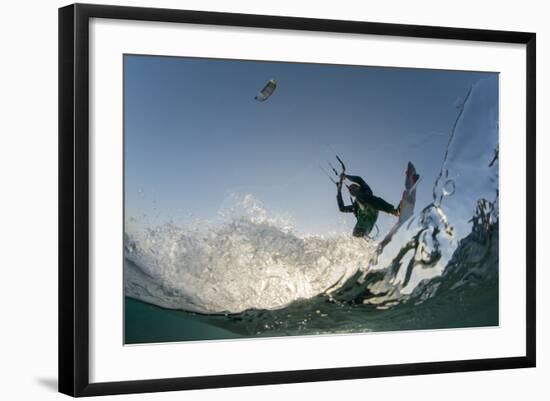 Kite Surfing on Red Sea Coast of Egypt, North Africa, Africa-Louise-Framed Photographic Print