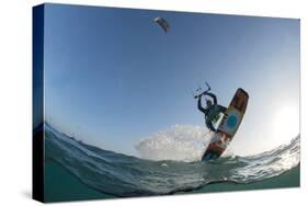 Kite Surfing on Red Sea Coast of Egypt, North Africa, Africa-Louise-Stretched Canvas