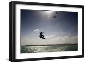 Kite Surfing on Red Sea Coast of Egypt, North Africa, Africa-Louise-Framed Photographic Print