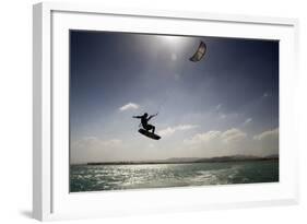 Kite Surfing on Red Sea Coast of Egypt, North Africa, Africa-Louise-Framed Photographic Print