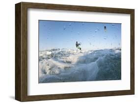 Kite Surfing on Red Sea Coast of Egypt, North Africa, Africa-Louise-Framed Photographic Print