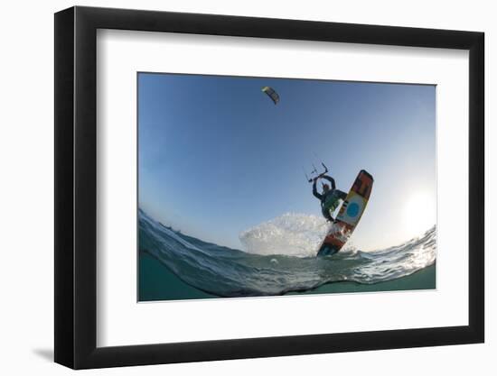 Kite Surfing on Red Sea Coast of Egypt, North Africa, Africa-Louise-Framed Photographic Print