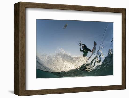 Kite Surfing on Red Sea Coast of Egypt, North Africa, Africa-Louise-Framed Photographic Print