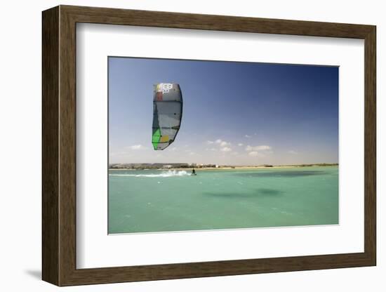 Kite Surfing on Red Sea Coast of Egypt, North Africa, Africa-Louise-Framed Photographic Print