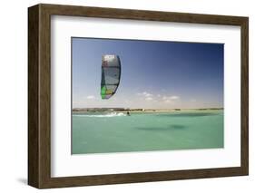 Kite Surfing on Red Sea Coast of Egypt, North Africa, Africa-Louise-Framed Photographic Print