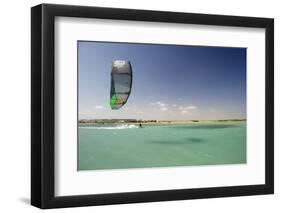 Kite Surfing on Red Sea Coast of Egypt, North Africa, Africa-Louise-Framed Photographic Print