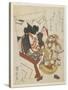 Kite with an Actor's Face-Utagawa Kuniyasu-Stretched Canvas