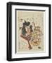 Kite with an Actor's Face-Utagawa Kuniyasu-Framed Giclee Print