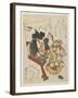 Kite with an Actor's Face-Utagawa Kuniyasu-Framed Giclee Print