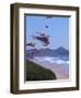 Kites Flying on the Oregon Coast, USA-Janis Miglavs-Framed Photographic Print