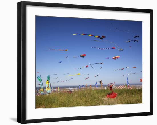 Kites, International Kite Festival, Long Beach, Washington, USA-Jamie & Judy Wild-Framed Premium Photographic Print