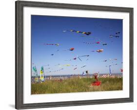 Kites, International Kite Festival, Long Beach, Washington, USA-Jamie & Judy Wild-Framed Photographic Print