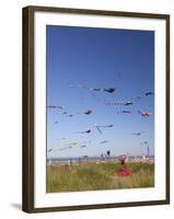 Kites, International Kite Festival, Long Beach, Washington, USA-Jamie & Judy Wild-Framed Premium Photographic Print