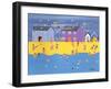 Kites on the Beach-Gordon Barker-Framed Premium Giclee Print