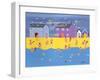 Kites on the Beach-Gordon Barker-Framed Premium Giclee Print