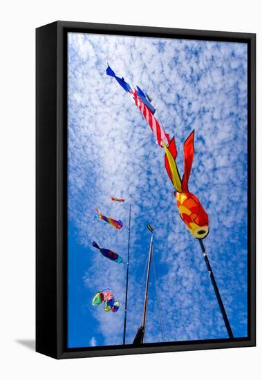 Kites-Charles Bowman-Framed Stretched Canvas